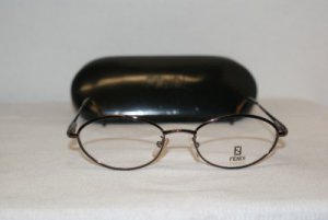 Brand New Fendi Cappucino Eyeglasses: Mod. 78 & Case