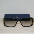 Brand New Cazal Black & Gold Sunglasses: Mod. 8005 (001) 57-16 & Case