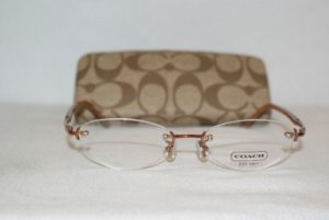 Brand New Coach Orange Eyeglasses: Mod. Erin & Case