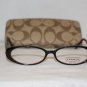 Brand New Coach Black Eyeglasses: Mod. Becky & Case