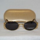 Brand New Caviar Shiny Gold Sunglasses: Mod. 8159 &Case
