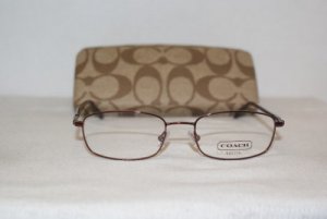 Brand New Coach Bordeaux Eyeglasses: Mod. Riley & Case