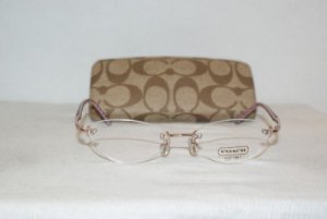 Brand New Coach Pink Eyeglasses: Mod. Erin & Case