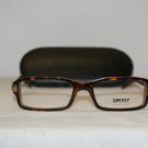 Brand New DKNY Havana Eyeglasses: Mod. 4604 (3456) 51-17 & Case