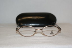 Brand New Fendi Copper Eyeglasses: Mod. 77 50-17 & Case