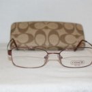 Brand New Coach Bordeaux Eyeglasses: Mod. Dylan & Case