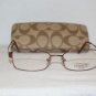 Brand New Coach Bordeaux Eyeglasses: Mod. Dylan & Case