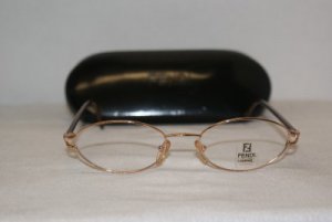 Brand New Fendi Salmon Eyeglasses: Mod. 521 & Case