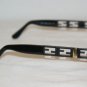 Brand New Fendi Satin Ebony Sunglasses: Mod. 176 & Case