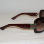 B. New Gucci Maroon Sunglasses: Mod. 2901 Strass & Case