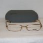 B. New Miu Miu Gold Eyeglasses: Mod. VMU 61E & Case
