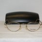 Brand New Calvin Klein Gold Eyeglasses: Mod. 342 (525) 46-20 & Case