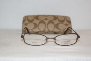 Brand New Coach Tan Eyeglasses: Mod. Joanna & Case