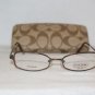 Brand New Coach Tan Eyeglasses: Mod. Joanna & Case