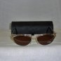 Brand New Cazal Gold Metal Sunglasses: Mod. 296 & Case