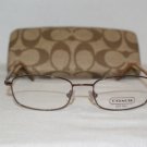 Brand New Coach Tan Eyeglasses: Mod. Riley & Case