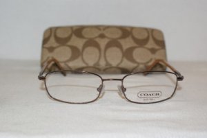 Brand New Coach Tan Eyeglasses: Mod. Riley & Case