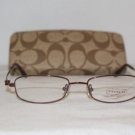B. New Coach Bordeaux Eyeglasses: Mod. Shannon & Case