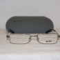 B. New Miu Miu Silver Eyeglasses: Mod. VMU 55E & Case