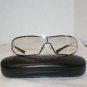 B. New Ralph Lauren Silver Sunglasses: Mod 884 & Case