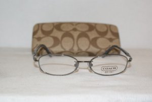 Brand New Coach Dark Grey Eyeglasses: Mod. Corey & Case