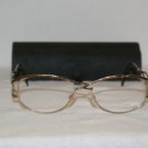 Brand New Cazal Floral Gold Eyeglasses: Mod. 276 & Case
