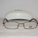 Brand New D&G Dolce & Gabbana Gunmetal Eyeglasses: Mod. 5062 (079) 50-17 & Case