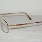 B. New Valentino Shiny Gold Eyeglasses: Mod. 1179 (0SG6) 55-19 & Case
