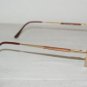 B. New Valentino Shiny Gold Eyeglasses: Mod. 1179 (0SG6) 55-19 & Case