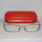 B. New Valentino Gunmetal Eyeglasses: Mod. 5337 & Case