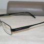 Brand New BCBG Maxazria Gunmetal Eyeglasses: Mod. Ugo 55-17 & Case