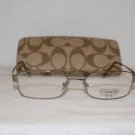 Brand New Coach Sand Eyeglasses: Mod. Dylan & Case