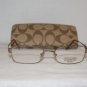 Brand New Coach Sand Eyeglasses: Mod. Dylan & Case