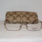 Brand New Coach Sand Eyeglasses: Mod. Dylan & Case