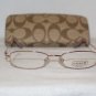Brand New Coach Rose Eyeglasses: Mod. Reagan & Case