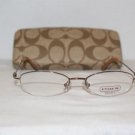 Brand New Coach Tan Eyeglasses: Mod. Lily 48-17 & Case