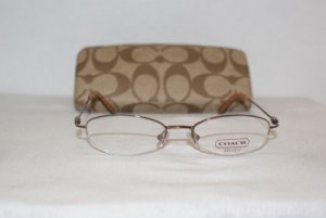 Brand New Coach Tan Eyeglasses: Mod. Lily 48-17 & Case