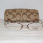 Brand New Coach Tan Eyeglasses: Mod. Lily 48-17 & Case