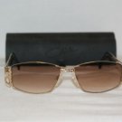 B. New Cazal Black & Gold Sunglasses: Mod. 910 & Case