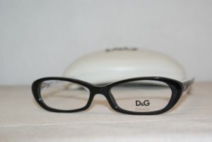 Brand New D&G Dolce & Gabbana Black Eyeglasses: Mod. 1192 (1706) 51-15 & Case