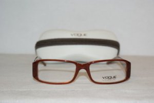 Brand New Vogue Brown Eyeglasses: Mod. 2635 (1638) 52-16 & Case