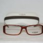 Brand New Vogue Brown Eyeglasses: Mod. 2635 (1638) 52-16 & Case