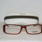 Brand New Vogue Brown Eyeglasses: Mod. 2635 (1638) 52-16 & Case