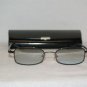New Saks Fifth Avenue Gunmetal Sunglasses: 16 & Case