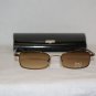 New Saks Fifth Avenue Bronze Sunglasses: Mod. 16 & Case
