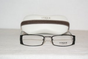 Brand New Vogue Matte Black Eyeglasses: Mod. 3577 (352S) 50-18 & Case