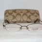 New Coach Bordeaux Eyeglasses: Mod. Sherri 49-17 & Case