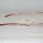 New Emporio Armani Red Eyeglasses: Mod. 9126 & Case