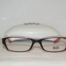 New D&G Dolce & Gabbana Black Eyeglasses: Mod. 1178 (1565) 52-16 & Case