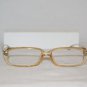 New Christian Dior Gold Eyeglasses: Mod. 3066 & Case